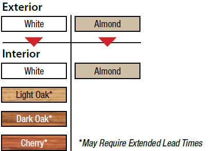 Replacement Windows Color Options